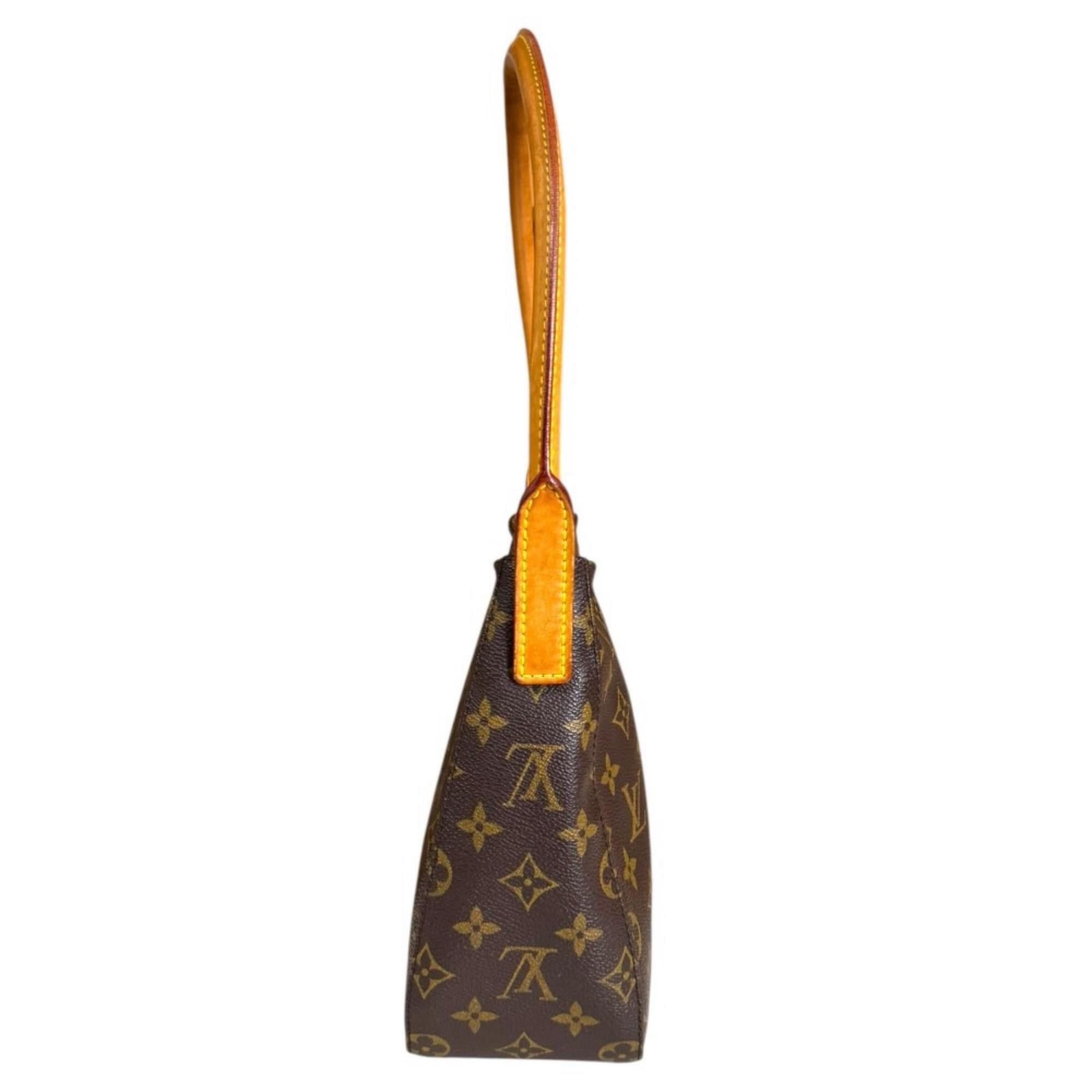 Louis Vuitton Louis Vuitton Looping MM Monogram Shoulder Bag, Canvas M51146, Brown, Women's, LOUIS VUITTON, Used Size ONE SIZE - 5 Thumbnail