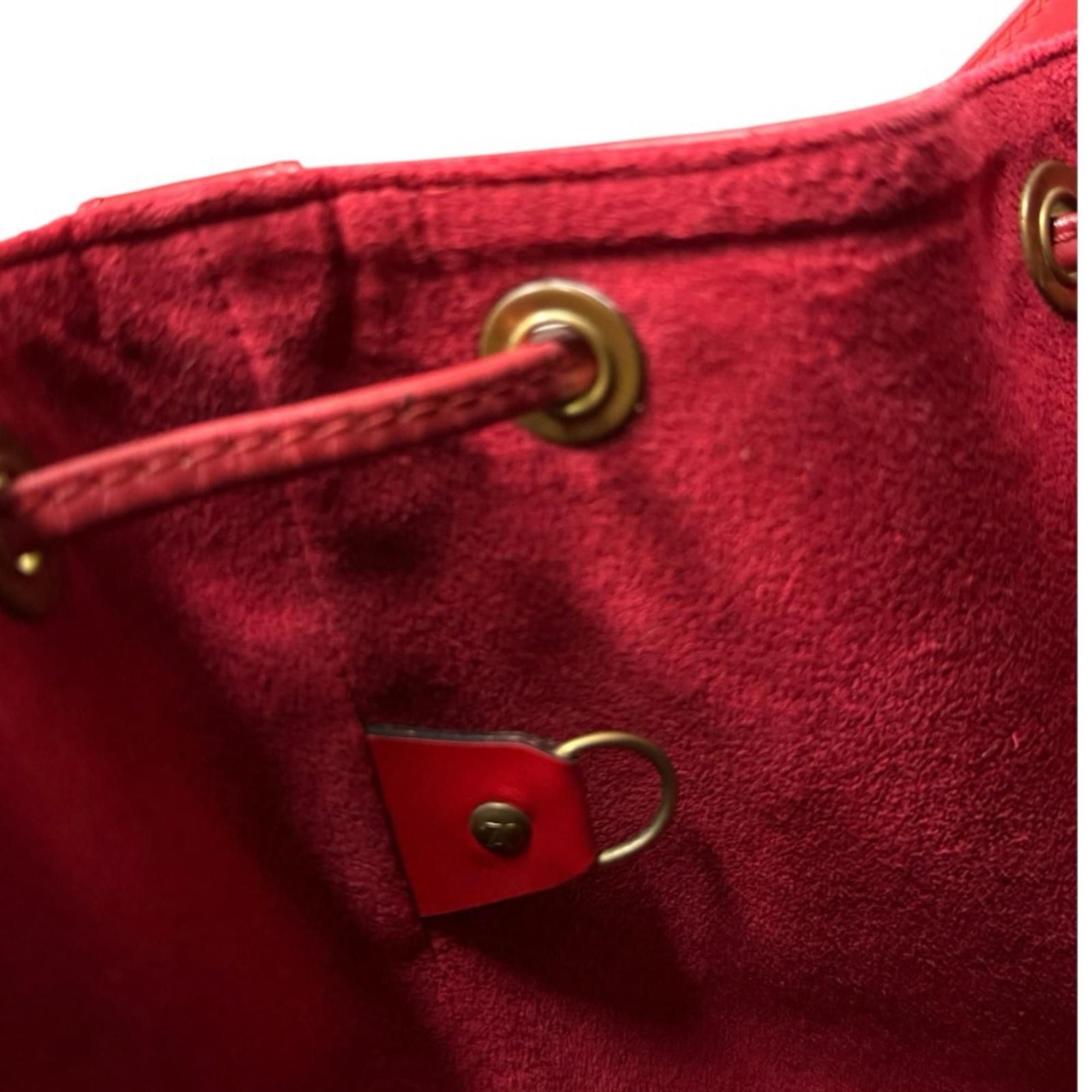 Louis Vuitton Louis Vuitton Petit Noé Epi Shoulder Bag, Leather M44107, Red, Women's, LOUIS VUITTON, Used Size ONE SIZE - 8 Thumbnail