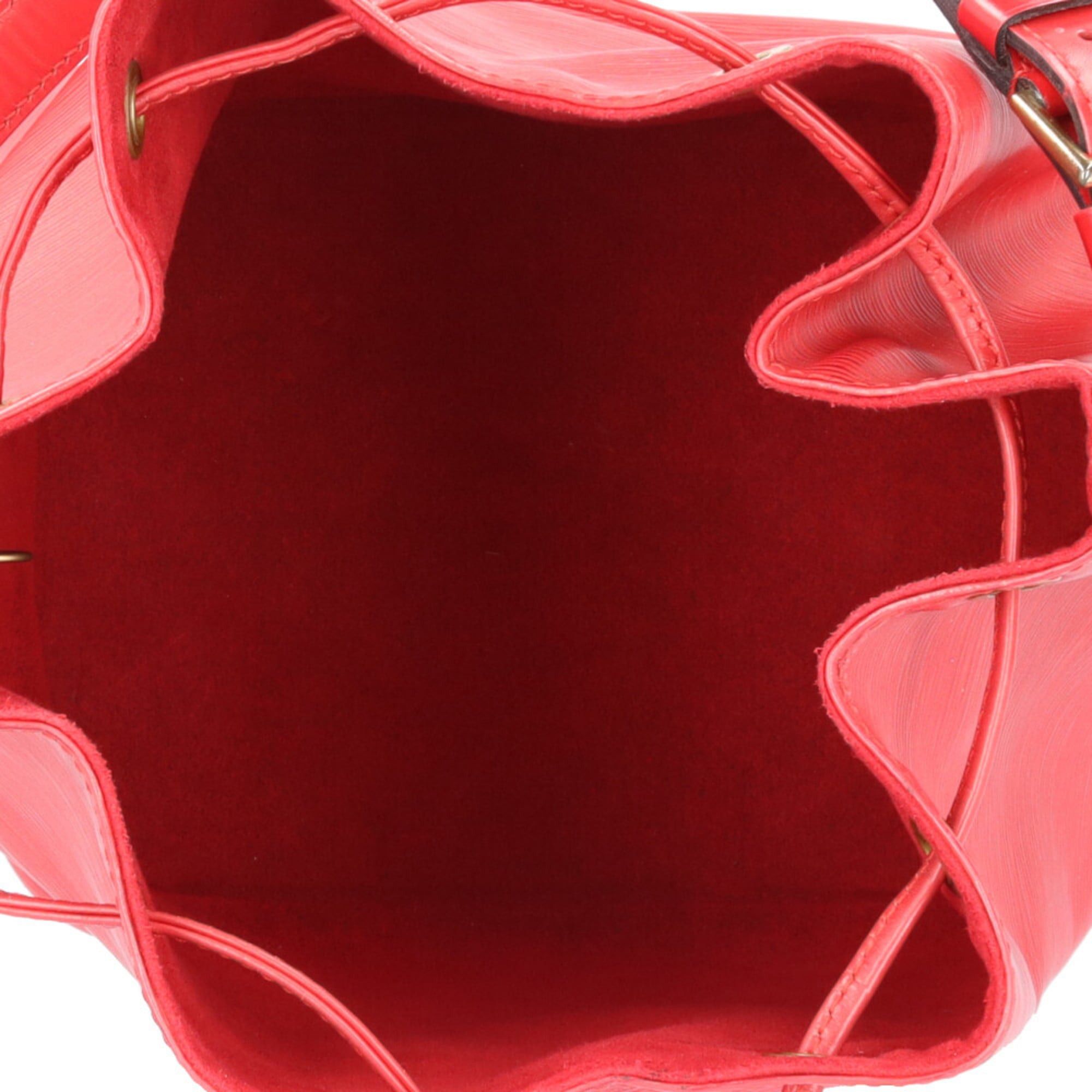 Louis Vuitton Louis Vuitton Petit Noé Epi Shoulder Bag, Leather M44107, Red, Women's, LOUIS VUITTON, Used Size ONE SIZE - 6 Thumbnail