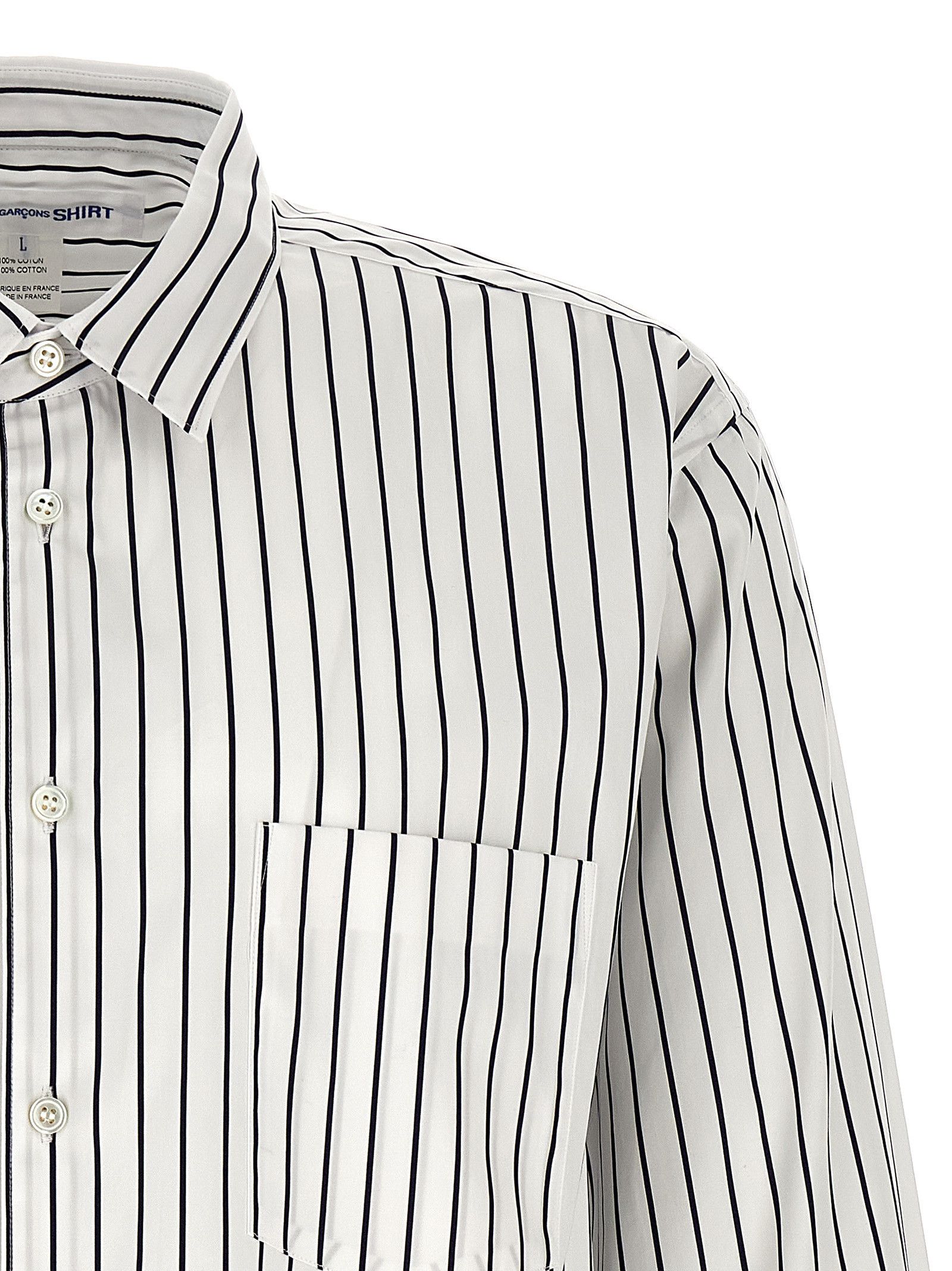 Comme des Garcons SHIRT Striped Shirt Size US S / EU 44-46 / 1 - 3 Thumbnail