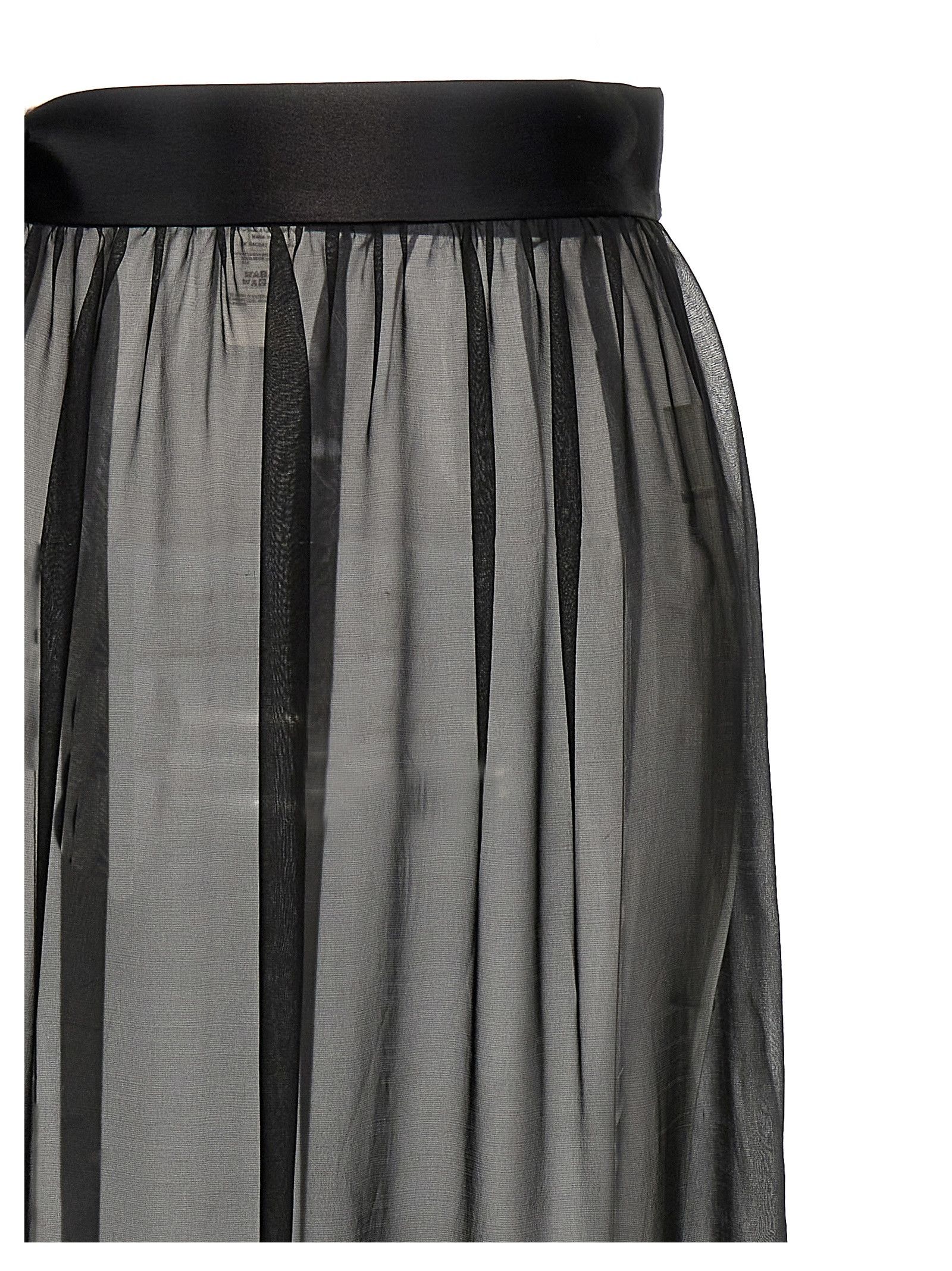 Dolce & Gabbana Chiffon Long Skirt Size 30" / US 8 / IT 44 - 3 Thumbnail