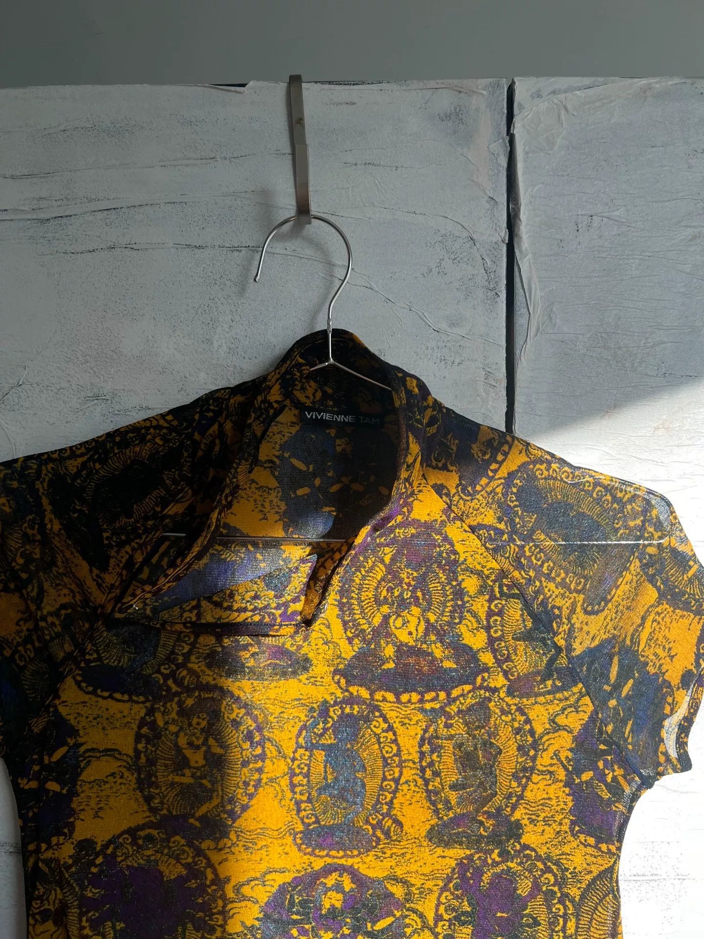 Vivienne Tam Vivienne Tam 1998 Runway Buddha Print Qipao Size S / US 4 / IT 40 - 6 Thumbnail