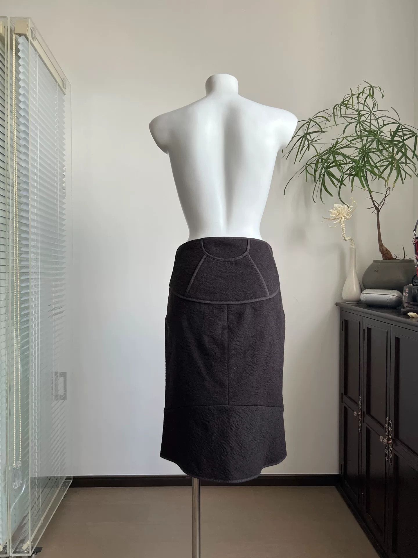Sportmax SPORTMAX Structured Low-Waist Skirt Size 30" / US 8 / IT 44 - 5 Thumbnail