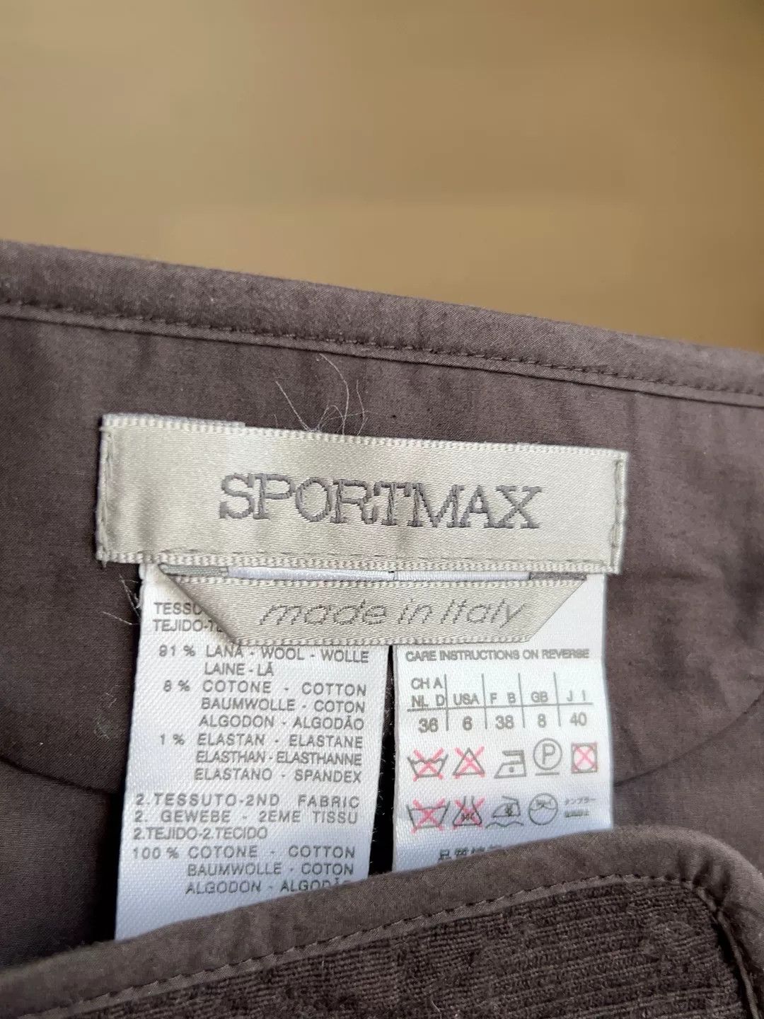 Sportmax SPORTMAX Structured Low-Waist Skirt Size 30" / US 8 / IT 44 - 9 Thumbnail