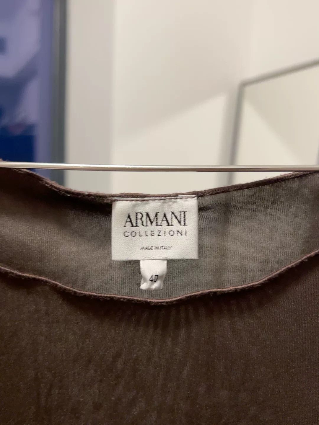 Armani Armani Vintage Brown Iridescent T-shirt Size S / US 4 / IT 40 - 8 Thumbnail