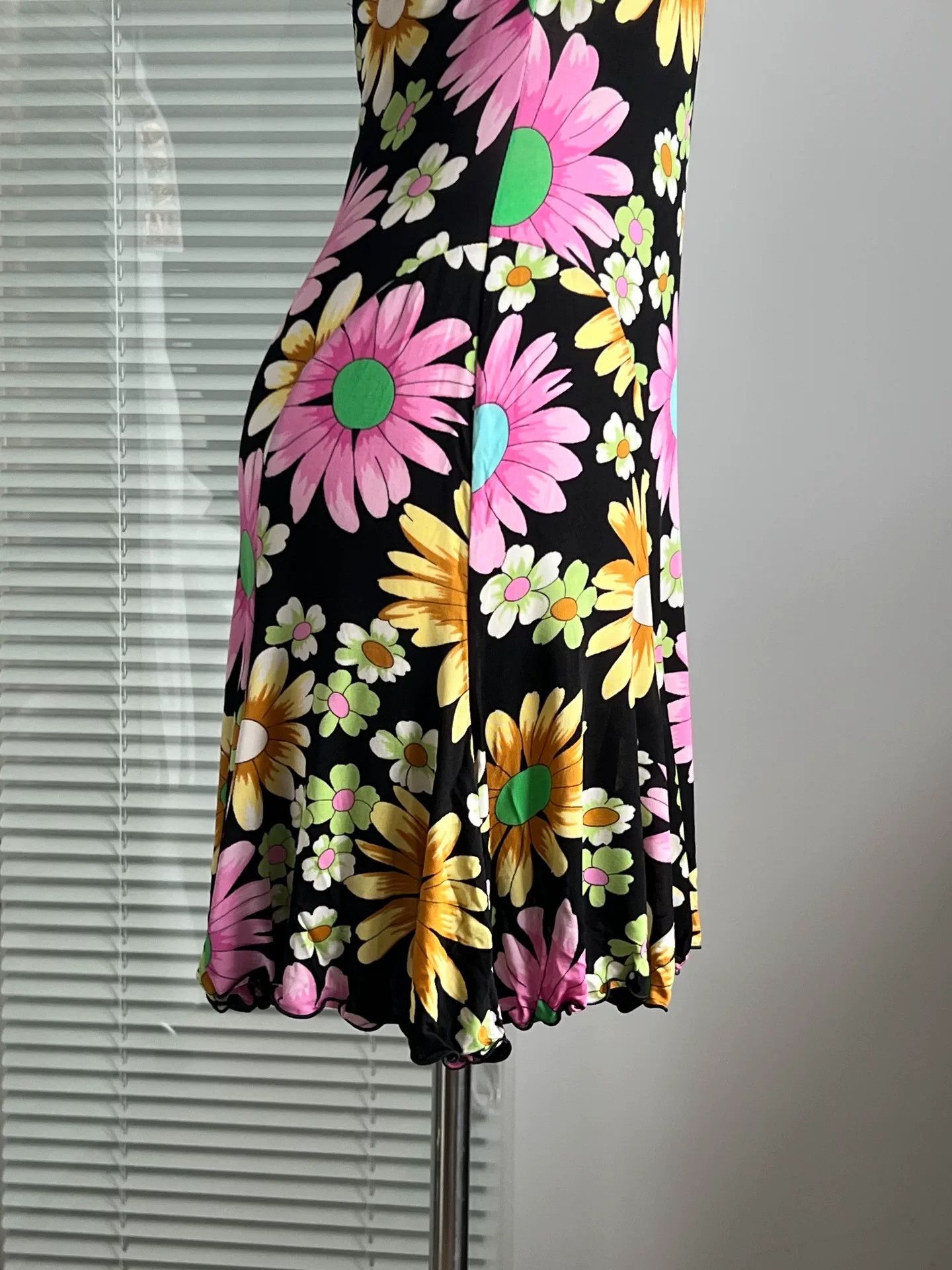 Blumarine Blugirl Blumarine 2007 Floral Halter Dress Size S / US 4 / IT 40 - 7 Thumbnail