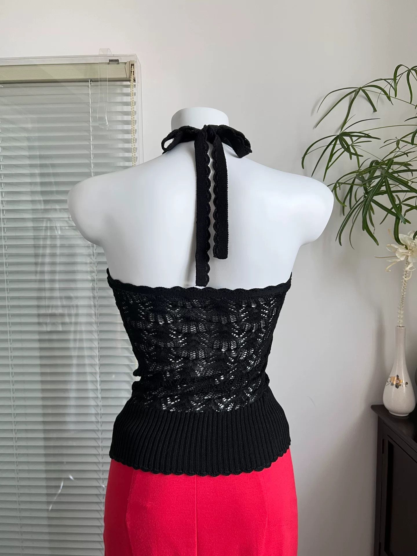 Kenzo KENZO Xiaoba Knit Beaded Halter Top Size M / US 6-8 / IT 42-44 - 7 Thumbnail