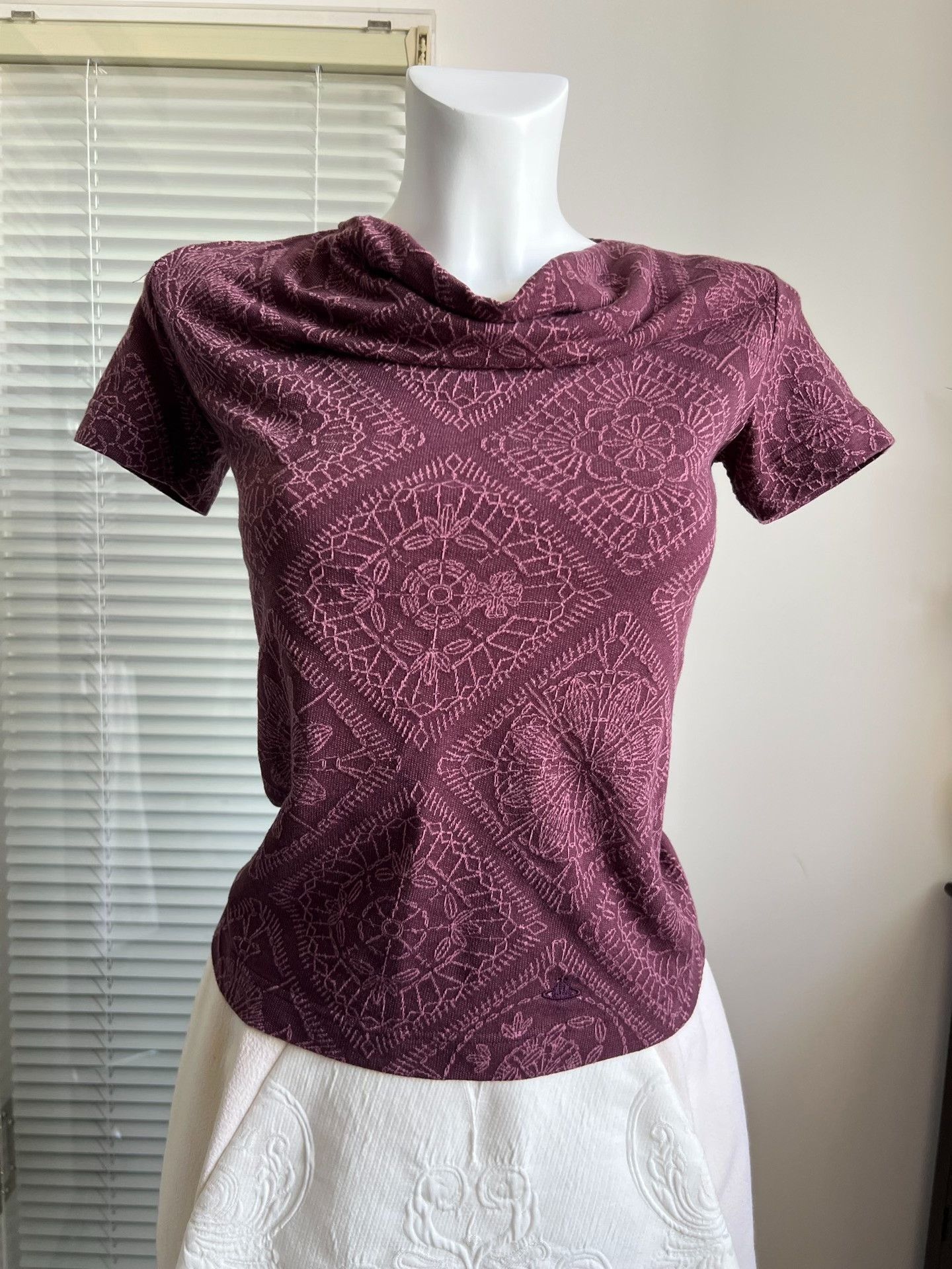Vivienne Westwood Vivienne Westwood Totem Embroidered Short T-shirt Size S / US 4 / IT 40 - 2 Thumbnail