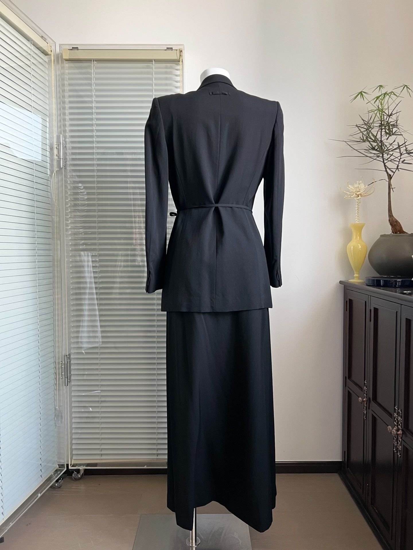 Jean Paul Gaultier Jean Paul Gaultier Black Suit Dress Set Size 40" / US 18 - 5 Thumbnail