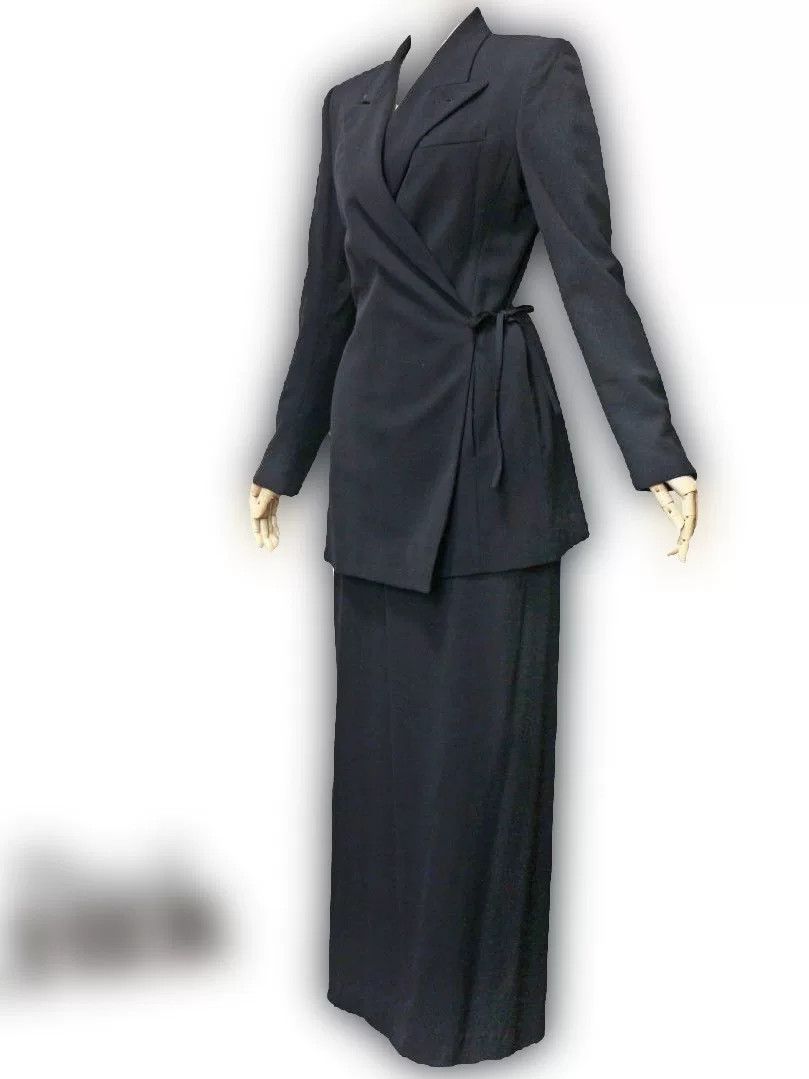 Jean Paul Gaultier Jean Paul Gaultier Black Suit Dress Set Size 40" / US 18 - 9 Thumbnail
