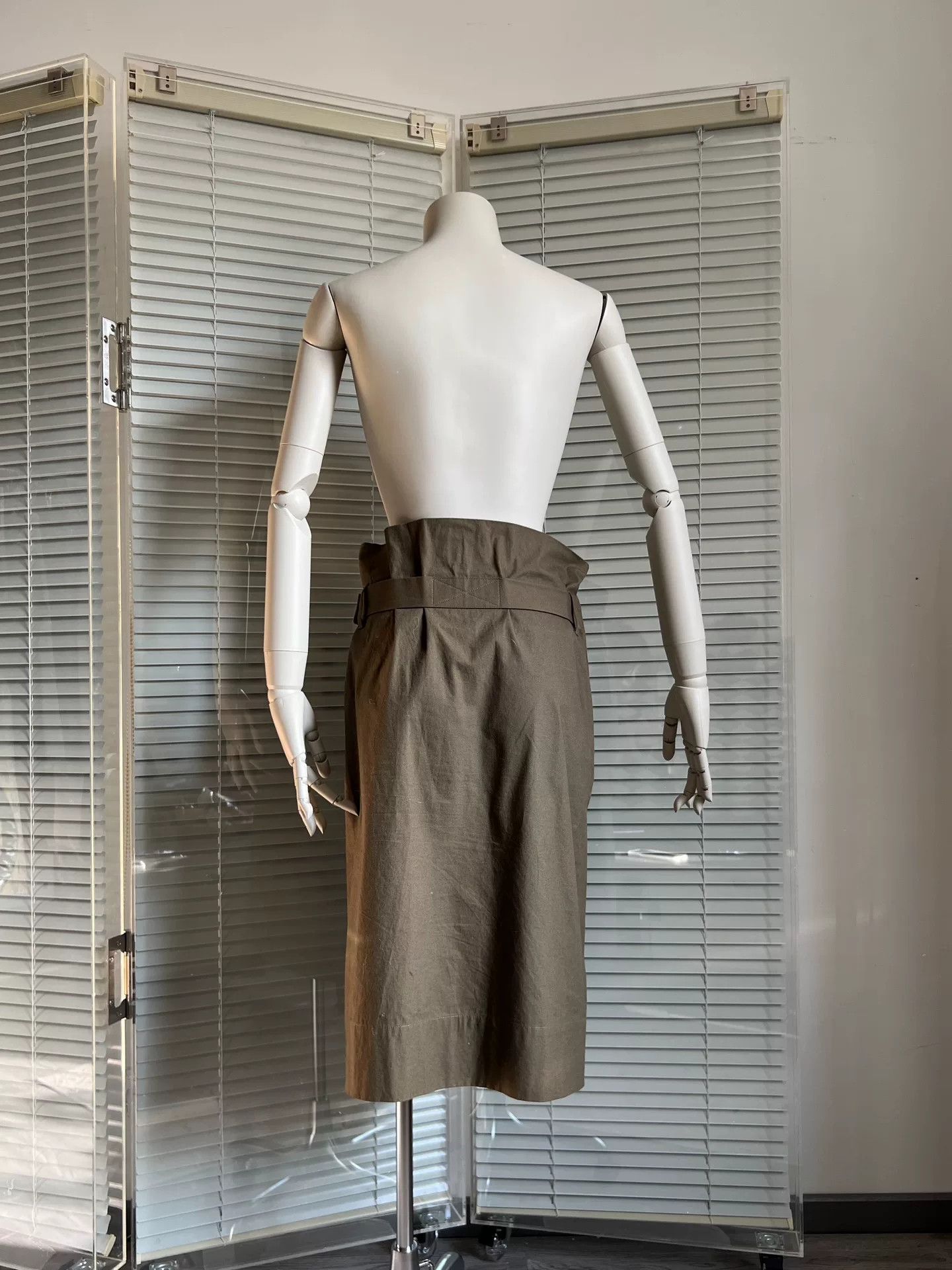 Vivienne Westwood Vivienne Westwood Green Pleated Straight Skirt Size 36" / US 14 / IT 50 - 5 Thumbnail