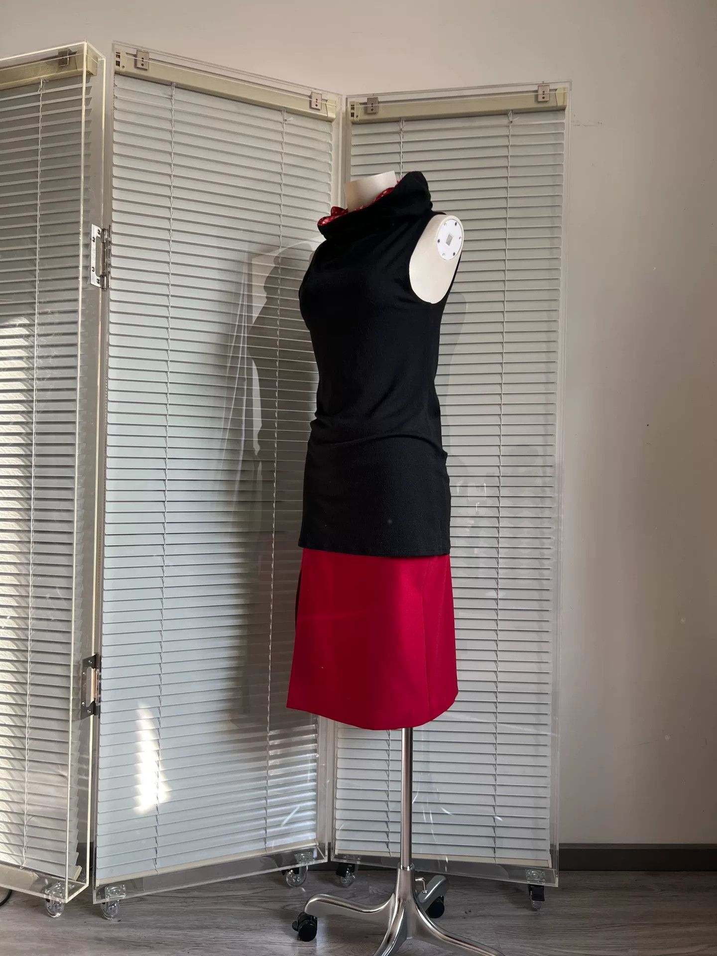 MAX&Co. MAX&Co High Neck Sleeveless Polka Dot Top Size L / US 10 / IT 46 - 3 Thumbnail