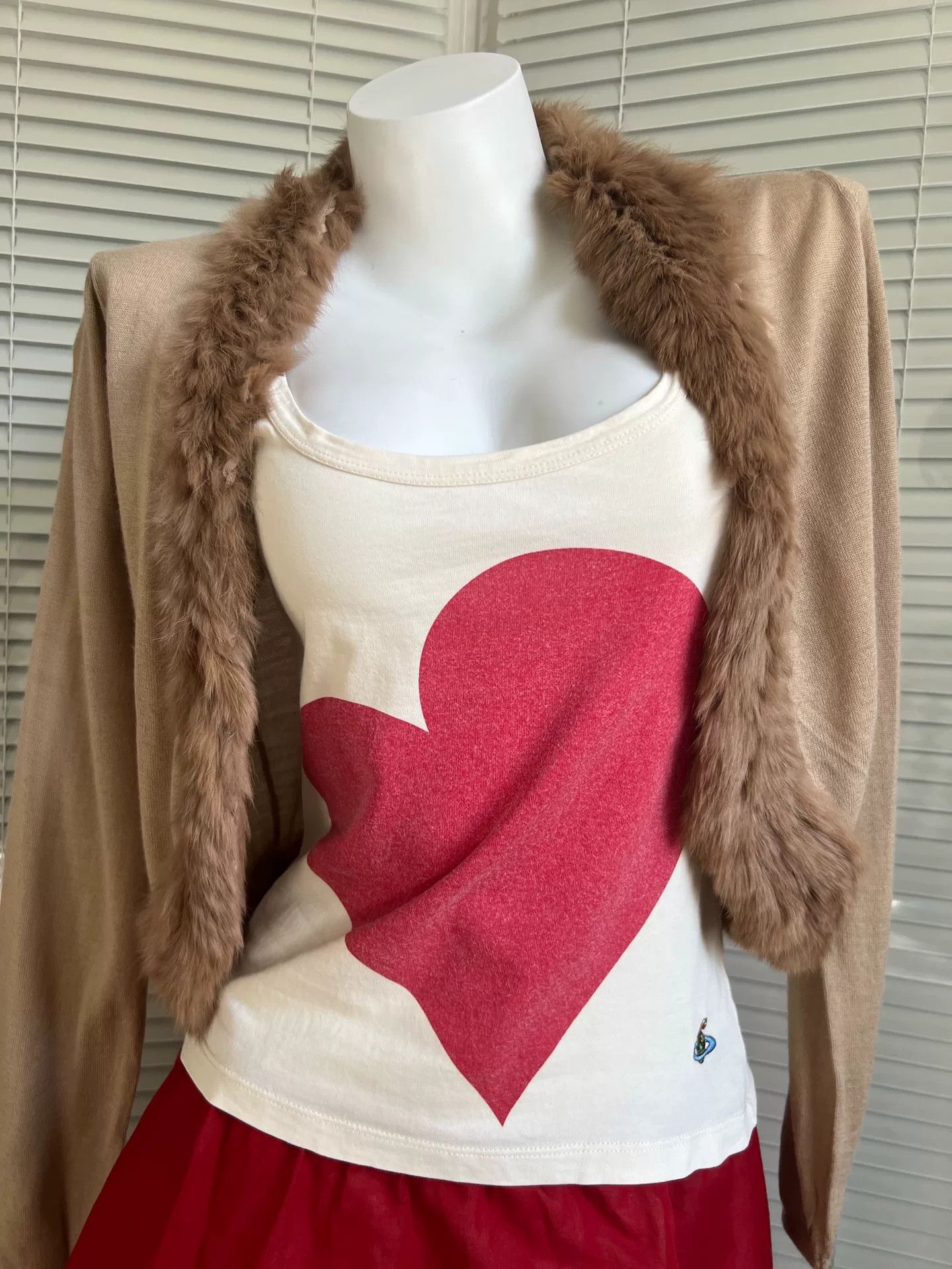 Vivienne Westwood Vivienne Westwood Red Label Heart Cotton Camisole Size S / US 4 / IT 40 - 4 Thumbnail