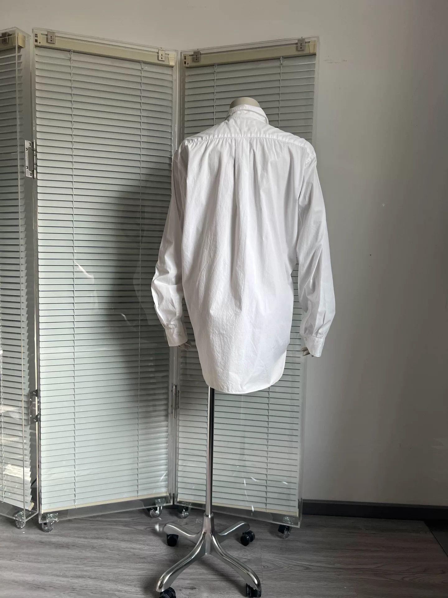 Comme des Garcons COMME des GARCONS Felt Panel Pleated Shirt Size US M / EU 48-50 / 2 - 5 Thumbnail