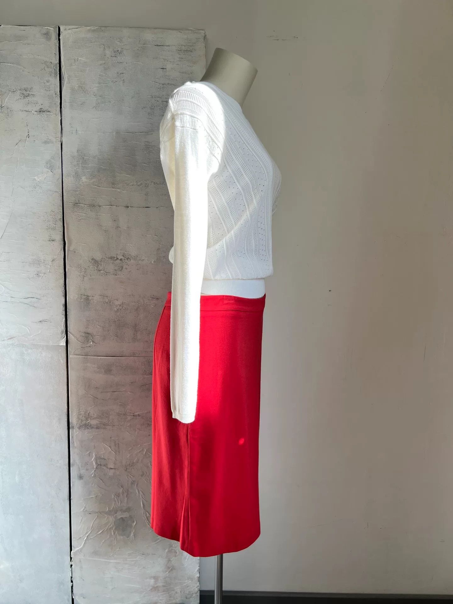 Love Moschino Love Moschino Red Skirt Size 40" / US 18 - 3 Thumbnail