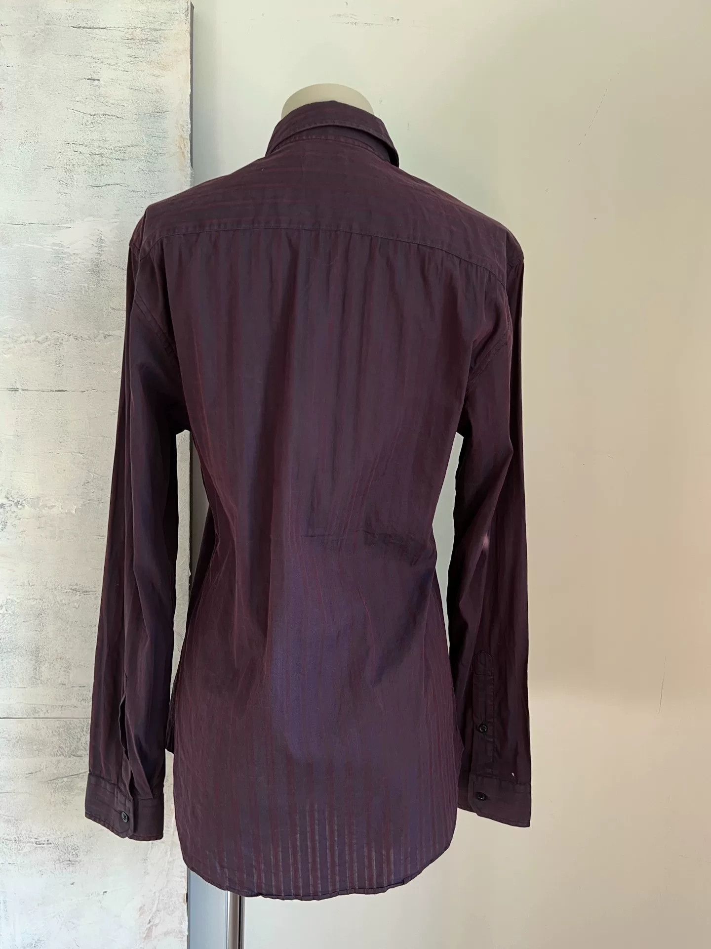 Kenzo KENZO Purple Striped Men's Shirt Size US M / EU 48-50 / 2 - 5 Thumbnail