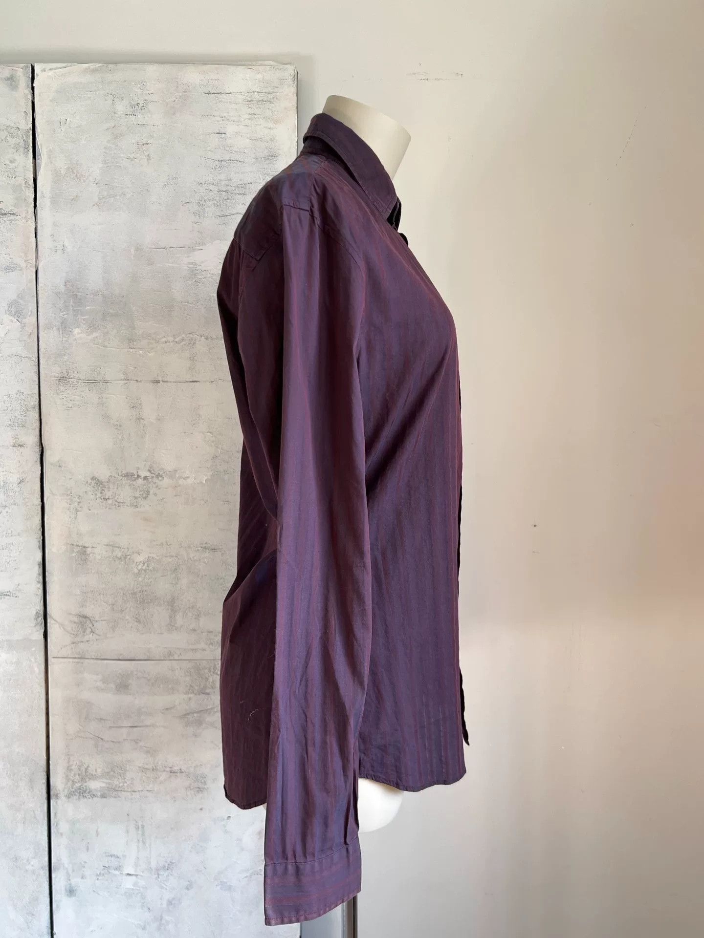 Kenzo KENZO Purple Striped Men's Shirt Size US M / EU 48-50 / 2 - 4 Thumbnail