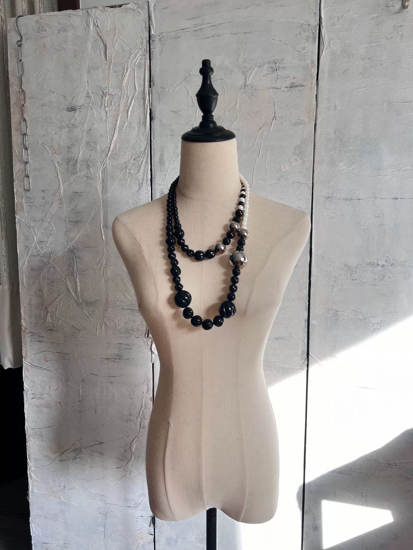 Vivienne Tam VIVIENNETAM Yin-Yang Beaded Necklace Set Size ONE SIZE - 2 Thumbnail