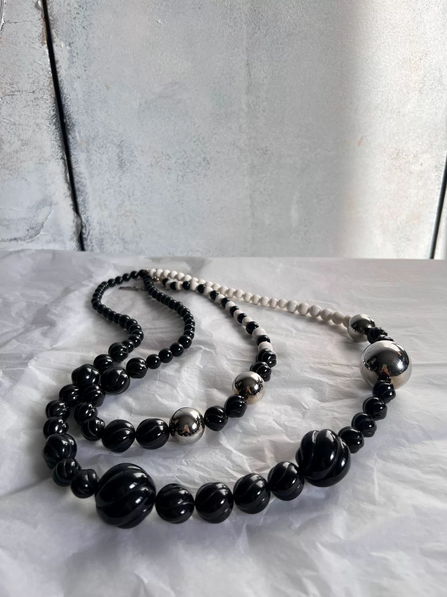 Vivienne Tam VIVIENNETAM Yin-Yang Beaded Necklace Set Size ONE SIZE - 4 Thumbnail