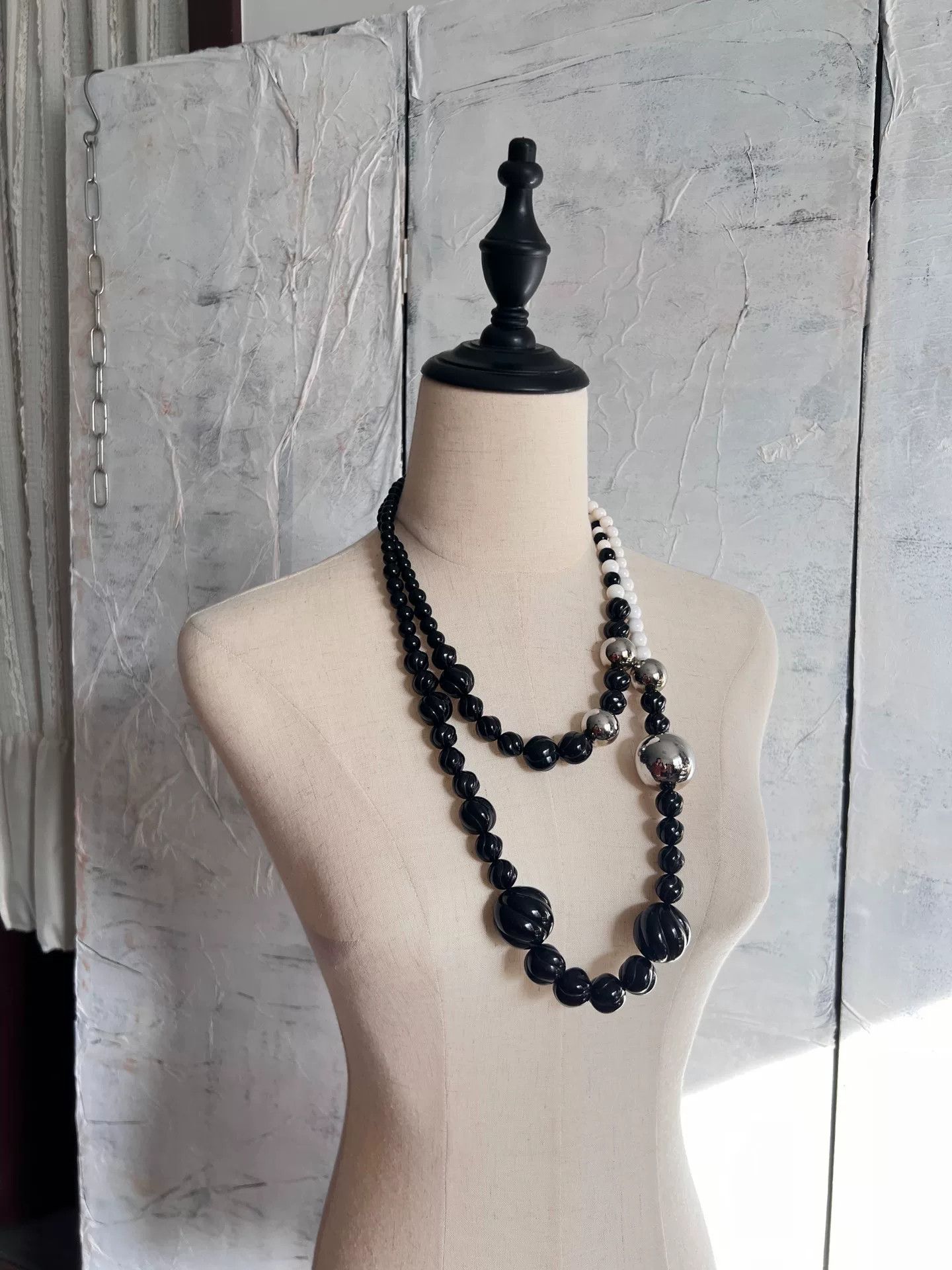 Vivienne Tam VIVIENNETAM Yin-Yang Beaded Necklace Set Size ONE SIZE - 3 Thumbnail