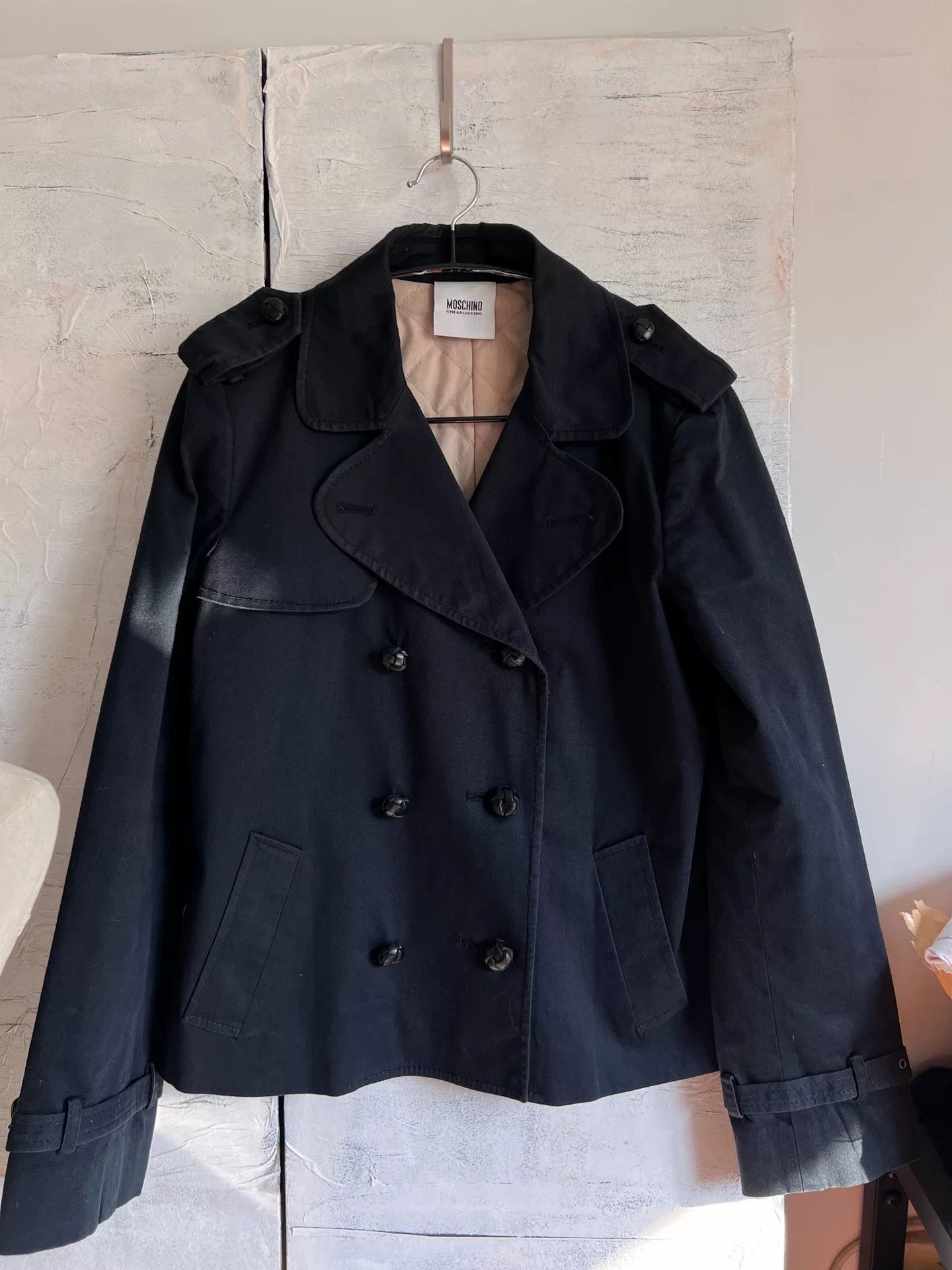 Moschino MOSCHINO Vintage Padded Double-Breasted Jacket Size US M / EU 48-50 / 2 - 7 Thumbnail