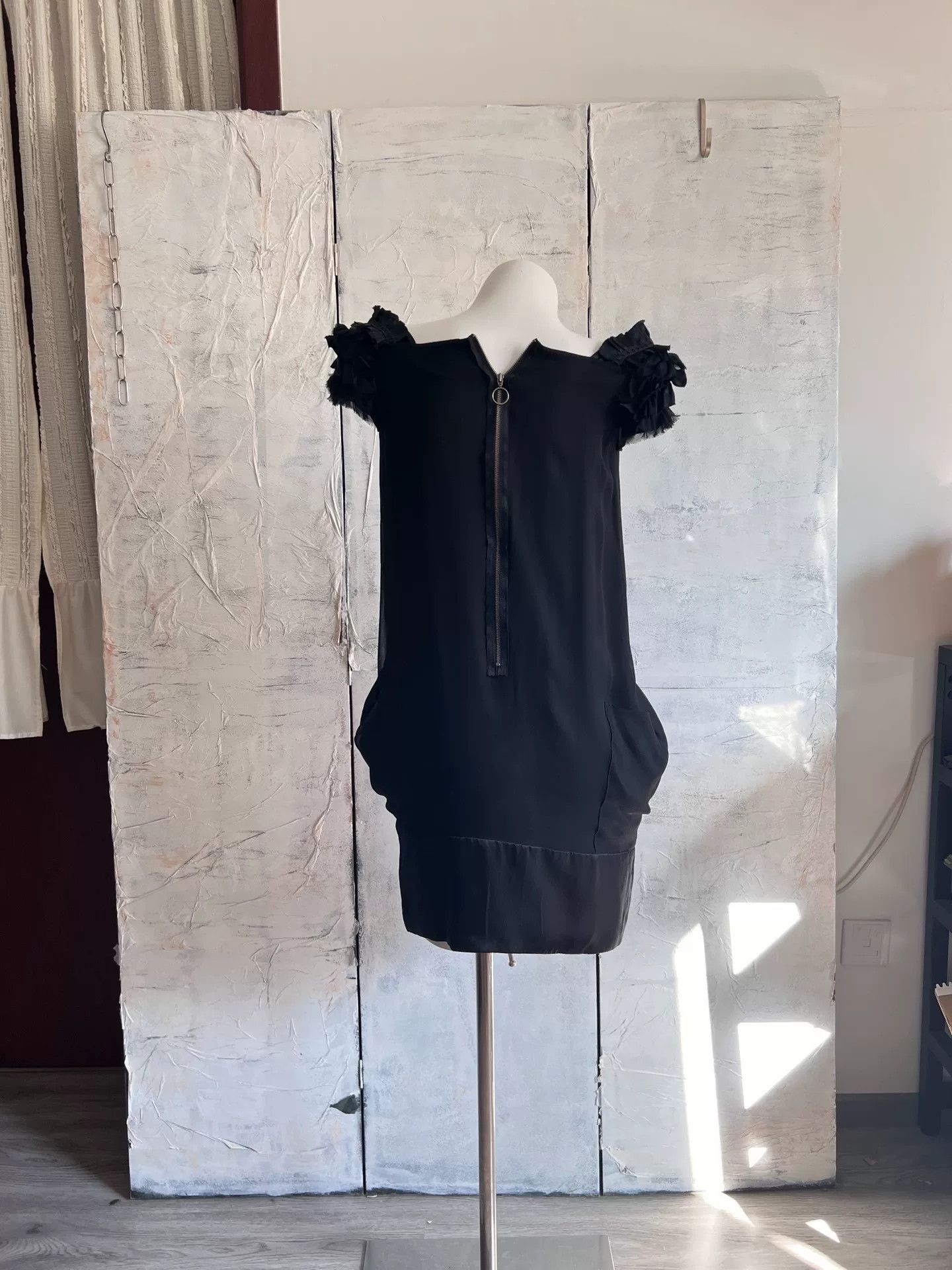 Lanvin LANVIN Vintage Square Neck Silk Dress Size XS / US 0-2 / IT 36-38 - 6 Thumbnail