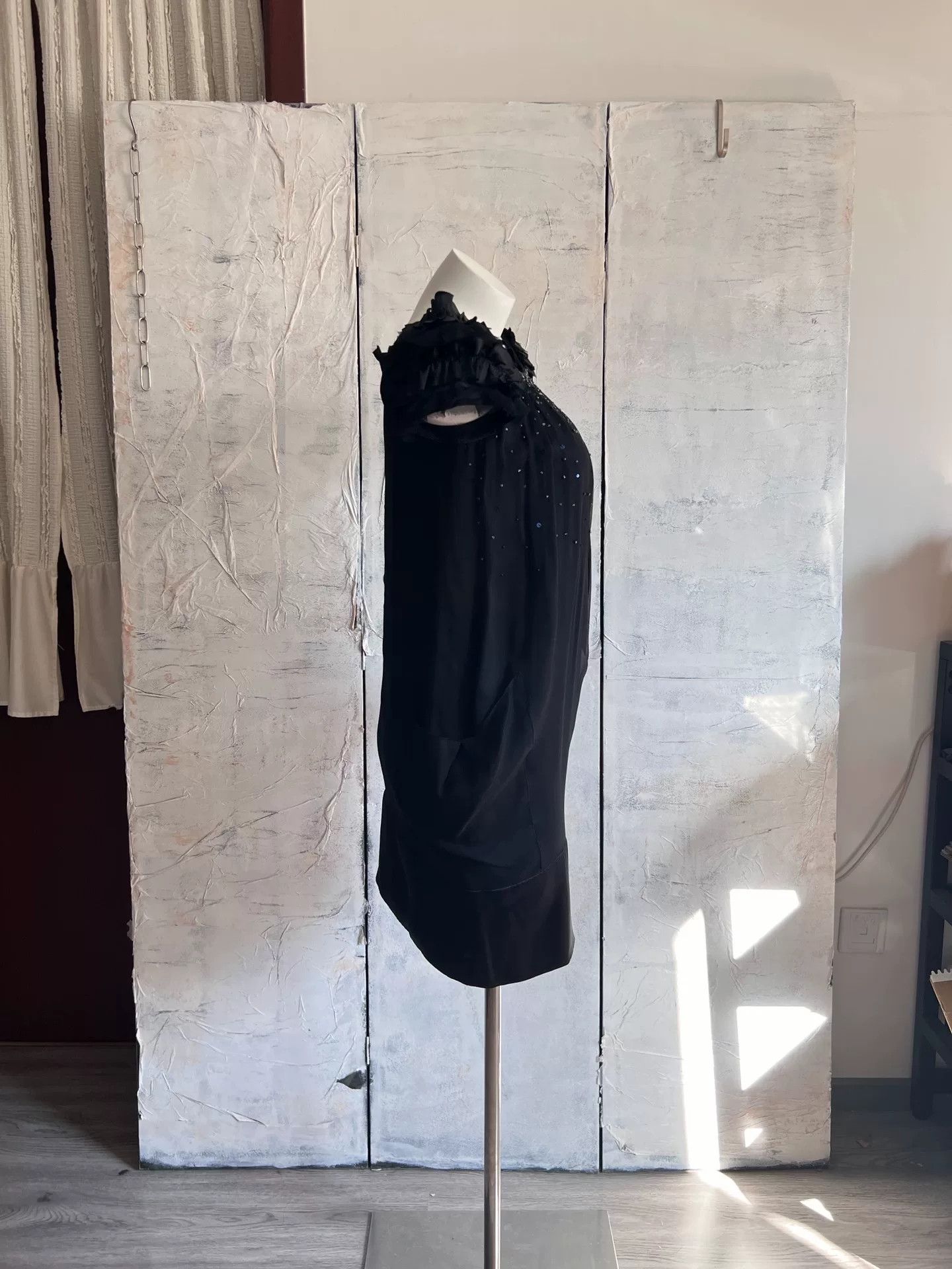 Lanvin LANVIN Vintage Square Neck Silk Dress Size XS / US 0-2 / IT 36-38 - 5 Thumbnail