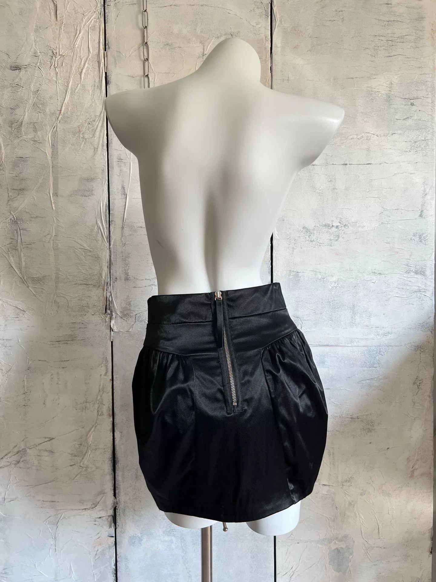 Miss Sixty Vintage Satin Bubble Skirt Size 40" / US 18 - 5 Thumbnail