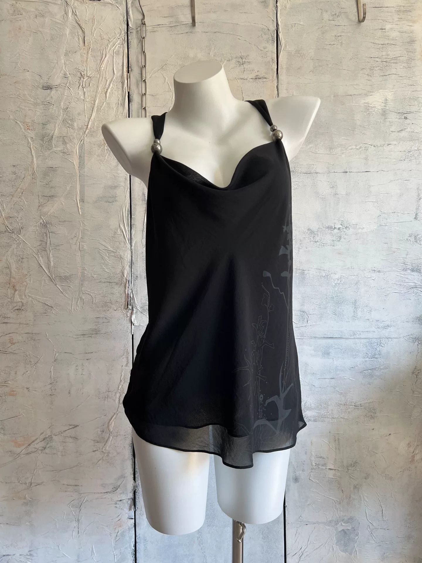 Cop Copine CopCopine Vintage Low Neck Metal Ball Camisole Size M / US 6-8 / IT 42-44 - 2 Thumbnail