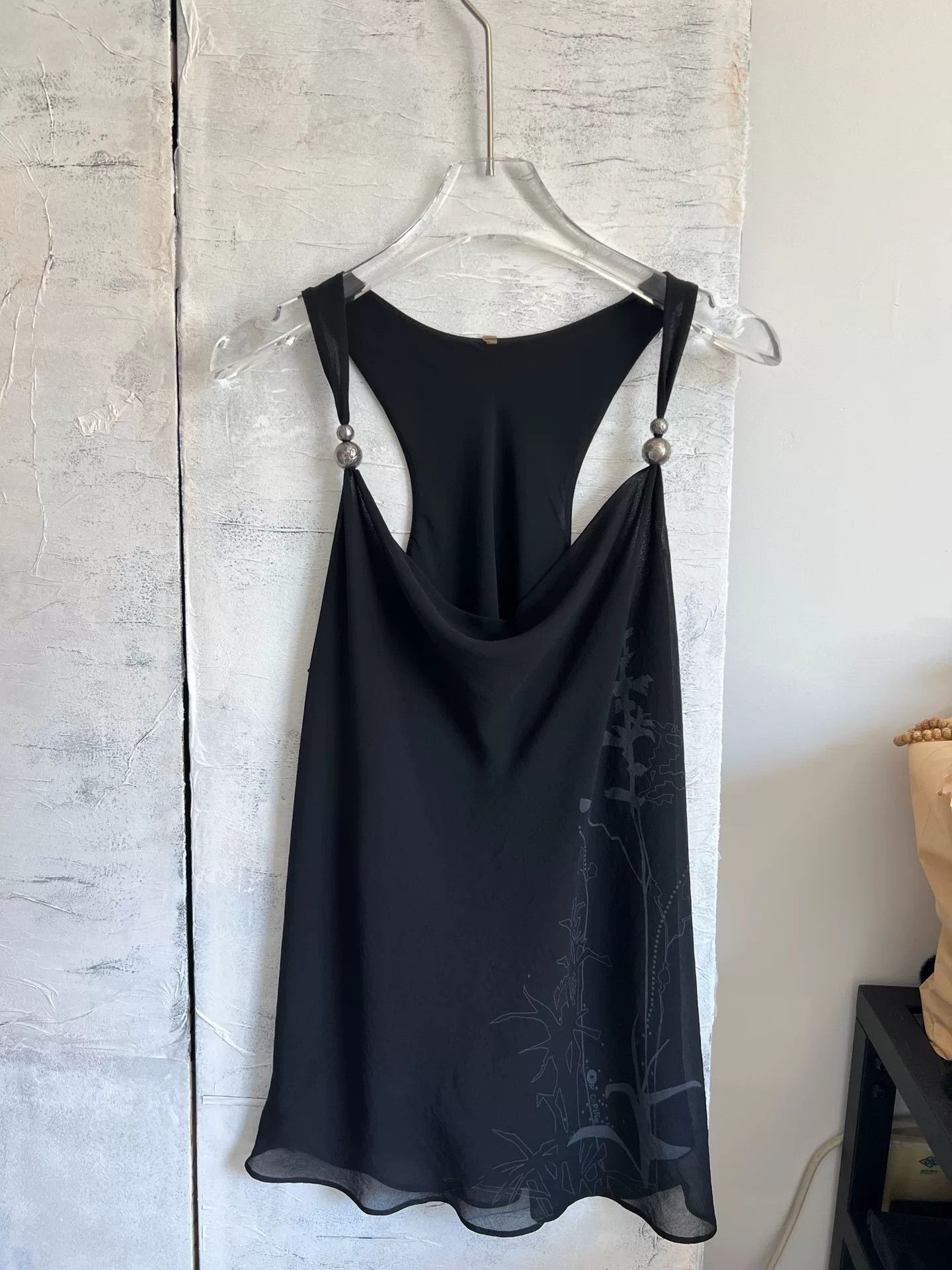 Cop Copine CopCopine Vintage Low Neck Metal Ball Camisole Size M / US 6-8 / IT 42-44 - 7 Thumbnail