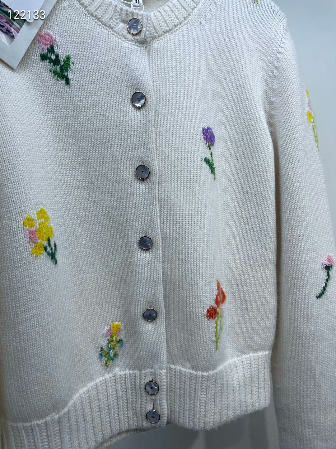 Chanel Chanel 26P Knitted Jacquard Cardigan Size S / US 4 / IT 40 - 3 Thumbnail