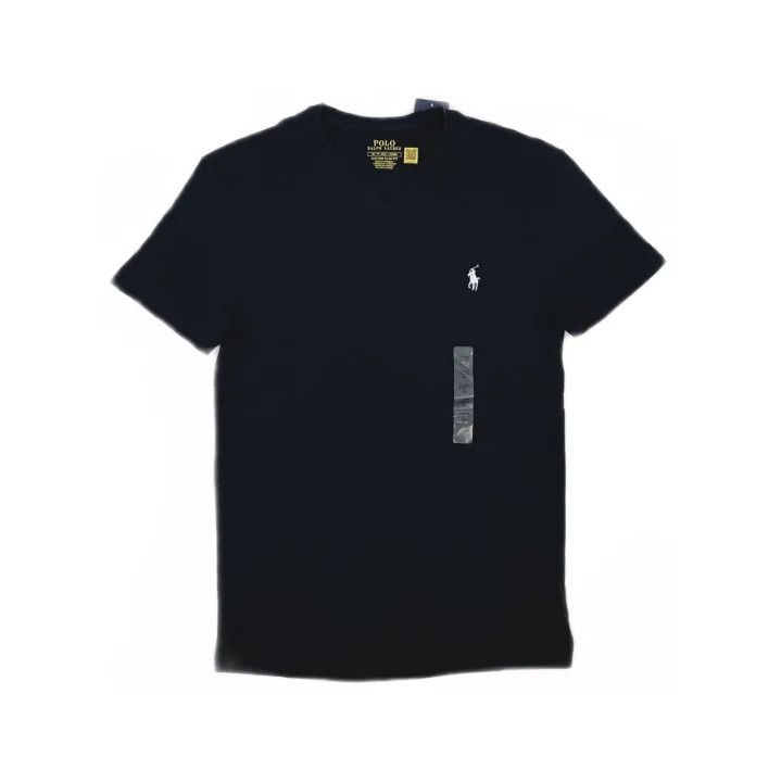 Polo Ralph Lauren Polo Ralph Lauren Solid Logo V-Neck T-Shirt Size US XS / EU 42 / 0 - 2 Thumbnail