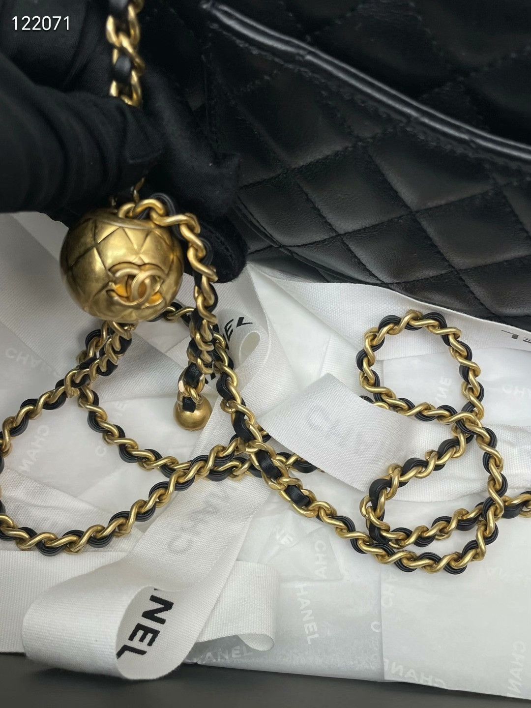 Chanel Chanel 26C Quilted Lambskin Gold Ball CF Bag Size ONE SIZE - 9 Thumbnail