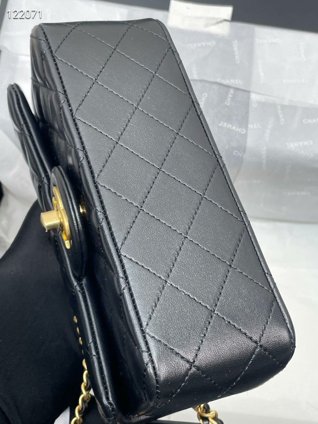 Chanel Chanel 26C Quilted Lambskin Gold Ball CF Bag Size ONE SIZE - 3 Thumbnail