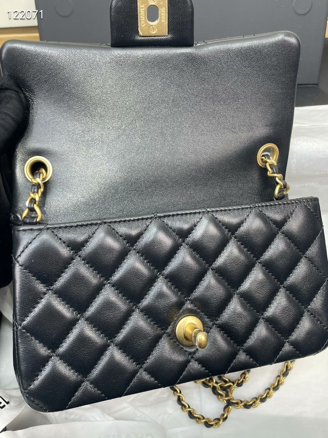 Chanel Chanel 26C Quilted Lambskin Gold Ball CF Bag Size ONE SIZE - 8 Thumbnail