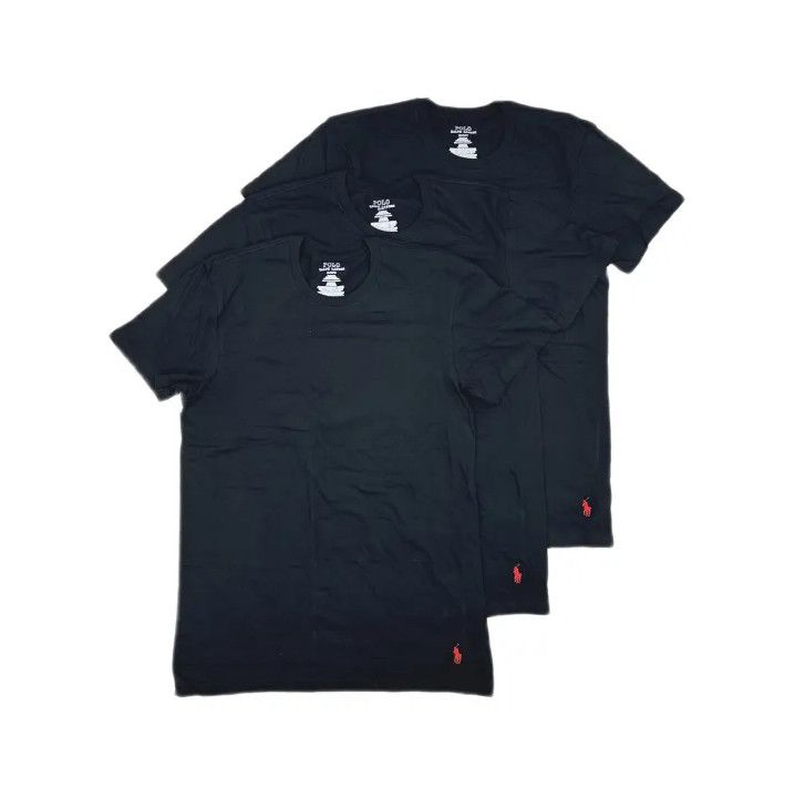 Polo Ralph Lauren Polo Ralph Lauren Men's 3-Pack Black Short-Sleeve Tees Size US M / EU 48-50 / 2 - 2 Thumbnail