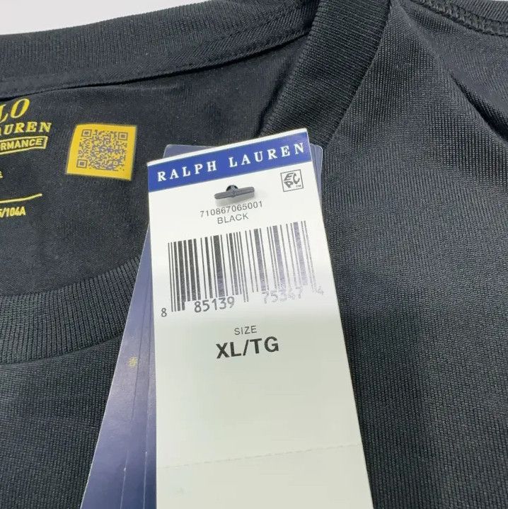 Polo Ralph Lauren Polo Ralph Lauren Solid Round Neck Short Sleeve Size US XL / EU 56 / 4 - 5 Thumbnail
