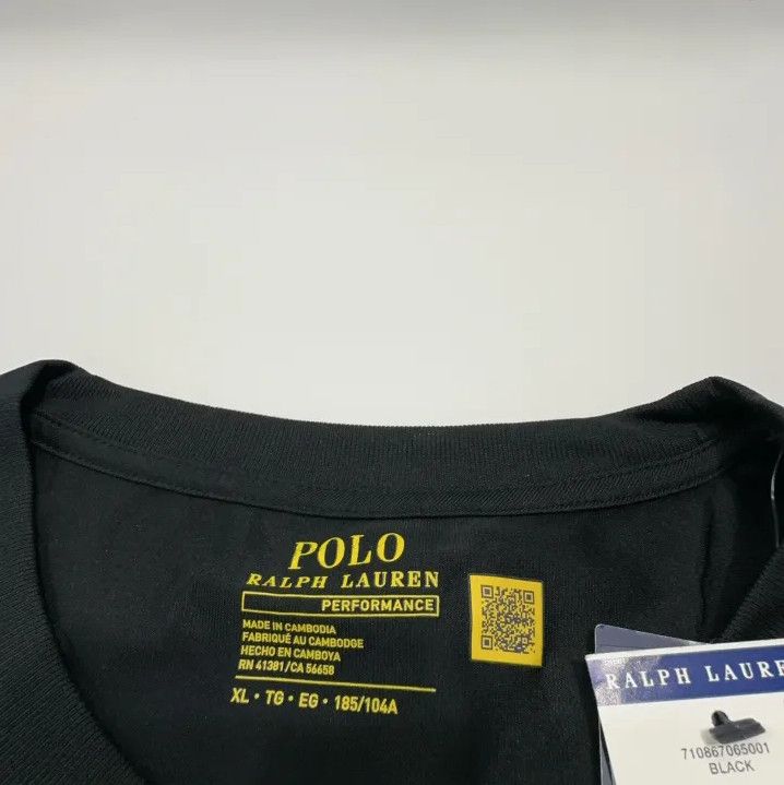Polo Ralph Lauren Polo Ralph Lauren Solid Round Neck Short Sleeve Size US XL / EU 56 / 4 - 4 Thumbnail