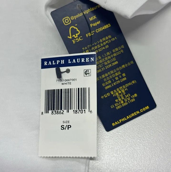 Polo Ralph Lauren Polo Ralph Lauren Logo Embroidered Short-Sleeve T-Shirt Size US S / EU 44-46 / 1 - 5 Thumbnail