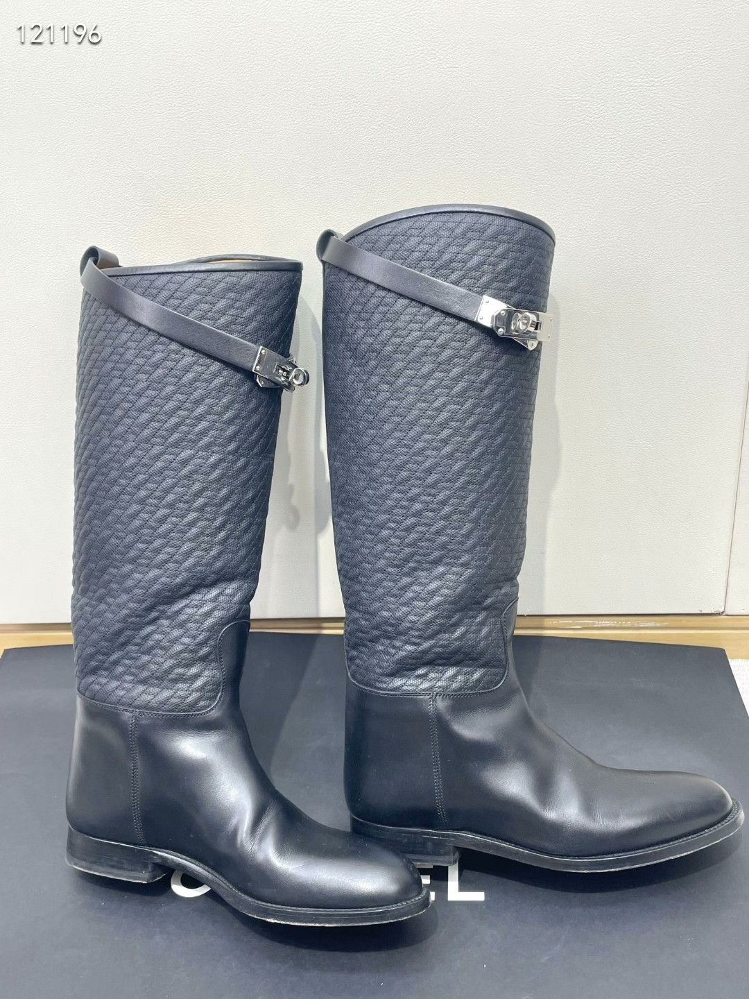 Hermes Hermes Black Kelly Boots Size US 4 / IT 34 - 3 Thumbnail