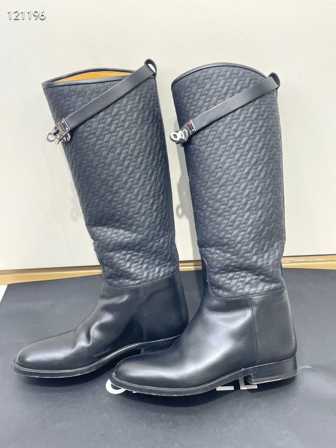 Hermes Hermes Black Kelly Boots Size US 4 / IT 34 - 2 Thumbnail
