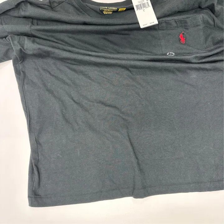 Polo Ralph Lauren Polo Ralph Lauren FW22 Solid Logo Embroidered Crewneck T-shirt Size US L / EU 52-54 / 3 - 6 Thumbnail