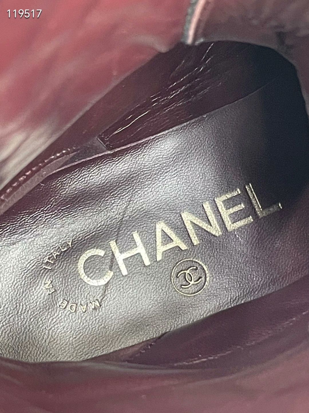 Chanel Chanel Black Quilted Pearl Chain Martin Boots Size US 5.5 / IT 35.5 - 6 Thumbnail