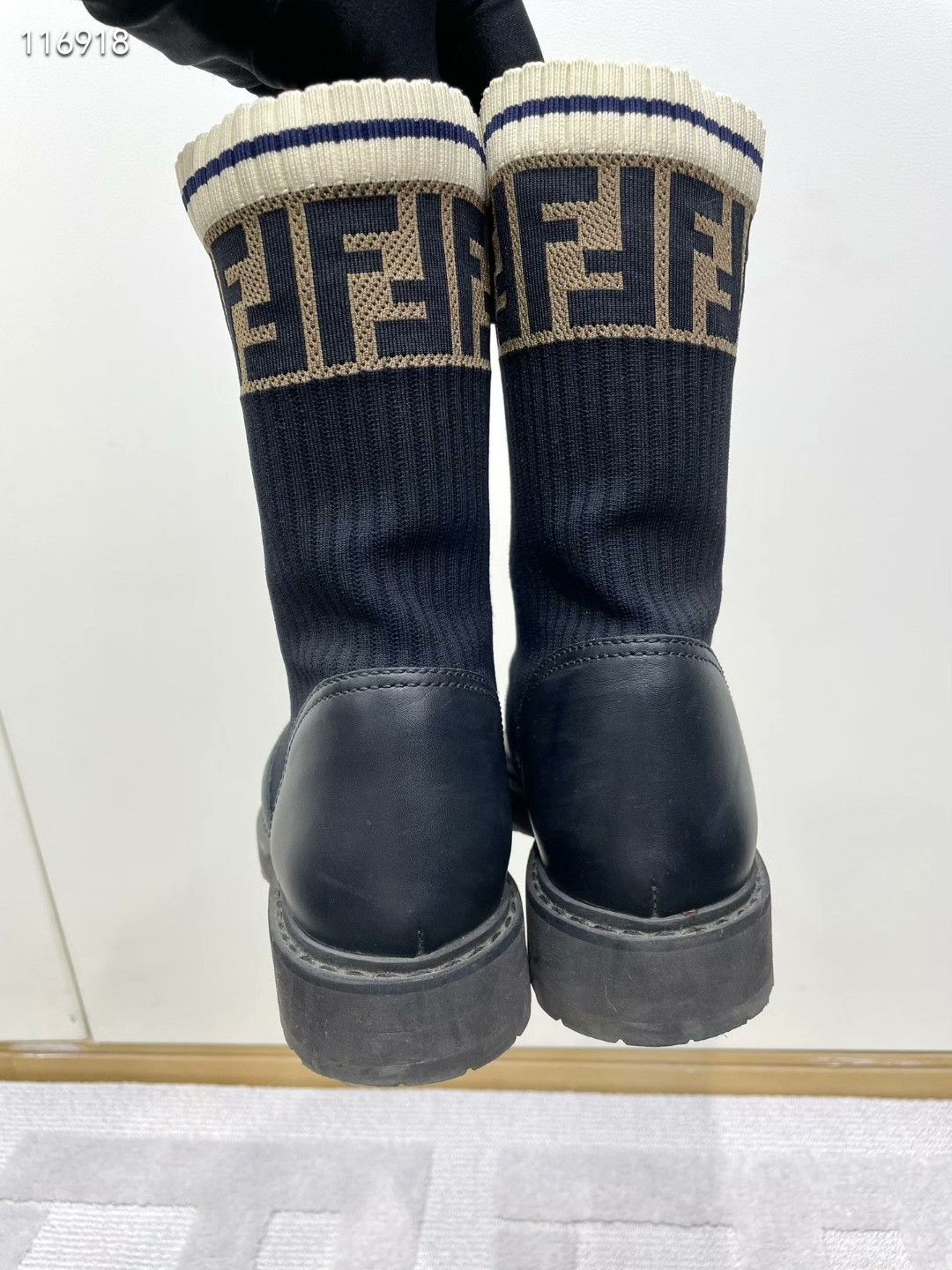 Fendi Fendi FF Patchwork Combat Boots Size US 6 / IT 36 - 2 Thumbnail