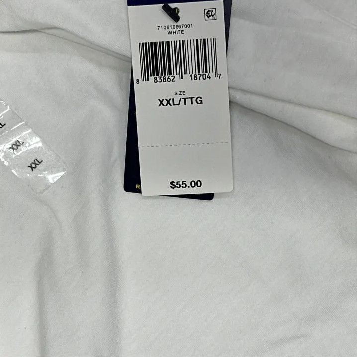 Polo Ralph Lauren Polo Ralph Lauren Logo Embroidered White Short-Sleeve T-Shirt Size US XXL / EU 58 / 5 - 3 Thumbnail