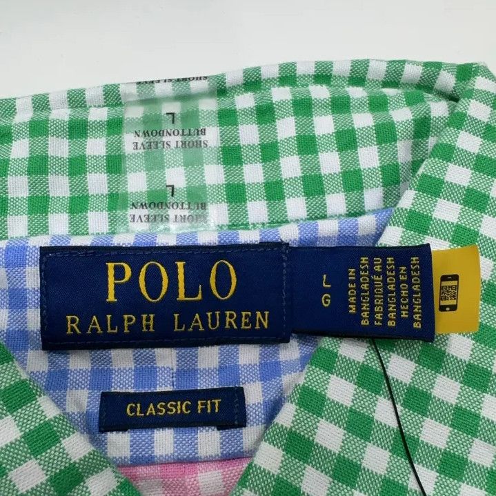 Polo Ralph Lauren Polo Ralph Lauren Colorblock Check Short-Sleeve Shirt Size US L / EU 52-54 / 3 - 5 Thumbnail