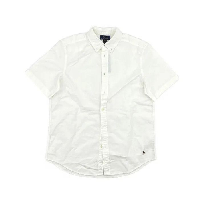 Polo Ralph Lauren Polo Ralph Lauren SS22 White Linen Short-Sleeve Shirt Size US XL / EU 56 / 4 - 2 Thumbnail