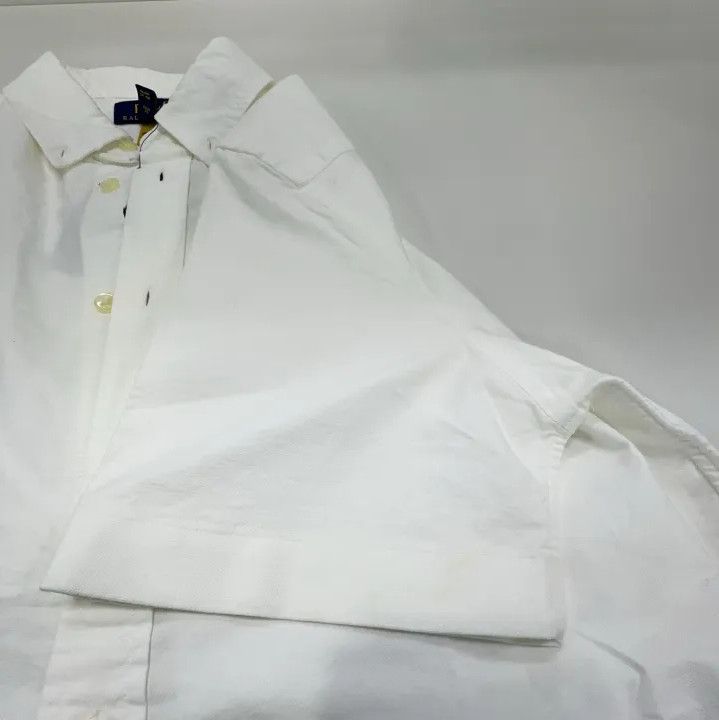 Polo Ralph Lauren Polo Ralph Lauren SS22 White Linen Short-Sleeve Shirt Size US XL / EU 56 / 4 - 7 Thumbnail