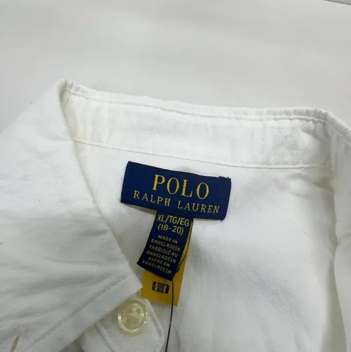 Polo Ralph Lauren Polo Ralph Lauren SS22 White Linen Short-Sleeve Shirt Size US XL / EU 56 / 4 - 4 Thumbnail