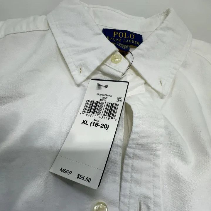 Polo Ralph Lauren Polo Ralph Lauren SS22 White Linen Short-Sleeve Shirt Size US XL / EU 56 / 4 - 9 Thumbnail